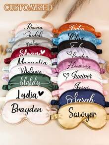 Mặt nạ ngủ satin tùy chỉnh - Quà tặng phù dâu cá nhân hóa, Mặt nạ ngủ tùy chỉnh, Mặt nạ ngủ satin, Quà tặng tiệc phù dâu, Quà cưới cá nhân hóa, Mặt nạ ngủ tiệc độc thân của cô dâu, Quà tặng tiệc độc thân, Quà cưới cho cô dâu, Mặt nạ ngủ thêu tên, Mặt nạ ngủ du lịch, Mặt nạ ngủ khắc tên tùy chỉnh, Quà tặng tiệc cô dâu, Mặt nạ ngủ nữ, Quà tặng tiệc độc thân, Mặt nạ ngủ du lịch tiệc độc thân của cô dâu, Phụ kiện tóc cho nữ - nhiều màu - Xem 1