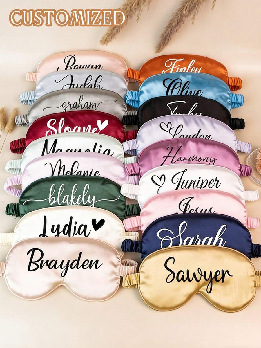 Mặt nạ ngủ satin tùy chỉnh - Quà tặng phù dâu cá nhân hóa, Mặt nạ ngủ tùy chỉnh, Mặt nạ ngủ satin, Quà tặng tiệc phù dâu, Quà cưới cá nhân hóa, Mặt nạ ngủ tiệc độc thân của cô dâu, Quà tặng tiệc độc thân, Quà cưới cho cô dâu, Mặt nạ ngủ thêu tên, Mặt nạ ngủ du lịch, Mặt nạ ngủ khắc tên tùy chỉnh, Quà tặng tiệc cô dâu, Mặt nạ ngủ nữ, Quà tặng tiệc độc thân, Mặt nạ ngủ du lịch tiệc độc thân của cô dâu, Phụ kiện tóc cho nữ - nhiều màu - Xem 1