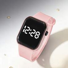 1pc Unisex Fashion LED Digital Watch With Time & Date Display, Suitable As Back To School, Christmas, Birthday Gift For Teens - Multicolor - View 5