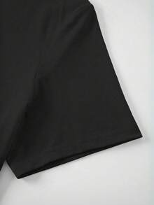 Men T-Shirts - 黑色 - 查看 4