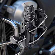 1个自适应折叠水杯架 高品质摩托车安装 自行车脚踏 电动车通用水壶支架