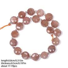 8x5mm Faceted Natural Stone Agate Quartz Beads Flat Round Loose Spacer Beading For Jewelry Making DIY Bracelet Necklace 7.5in - Beads - View 12