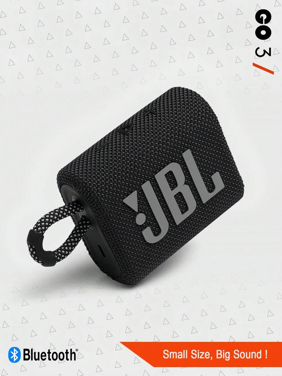JBL Go 3 便携式迷你蓝牙音箱，无线音箱，IP67 防水防尘，音质震撼，低音强劲，5 小时播放时间，适合居家、户外和旅行，多种颜色可选
