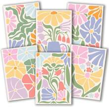 Hadley Designs Blank Cards And Envelopes – 54 Greeting Blank Notecards With Envelopes Bulk, Notecards Stationery Card Set, Stationary Note Cards, Floral Greeting Card Pack, Designed In USA - ColorB - View 1