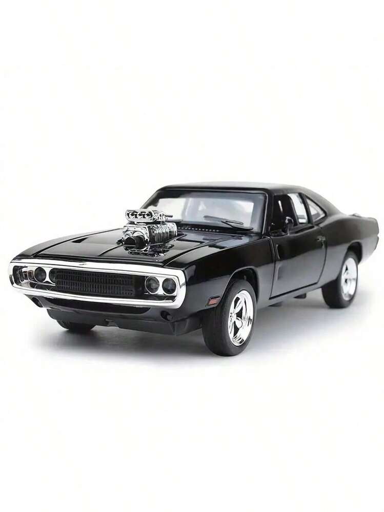1 pièce Ornement de modèle de voiture Dodge, modèle de voiture en alliage, multifonctionnel, modèle de voiture avec portes ouvrantes, cadeau d'anniversaire, cadeau de Noël, cadeau d'Halloween, cadeau parfait, papeterie, balle anti-stress - Noir - Voir 22