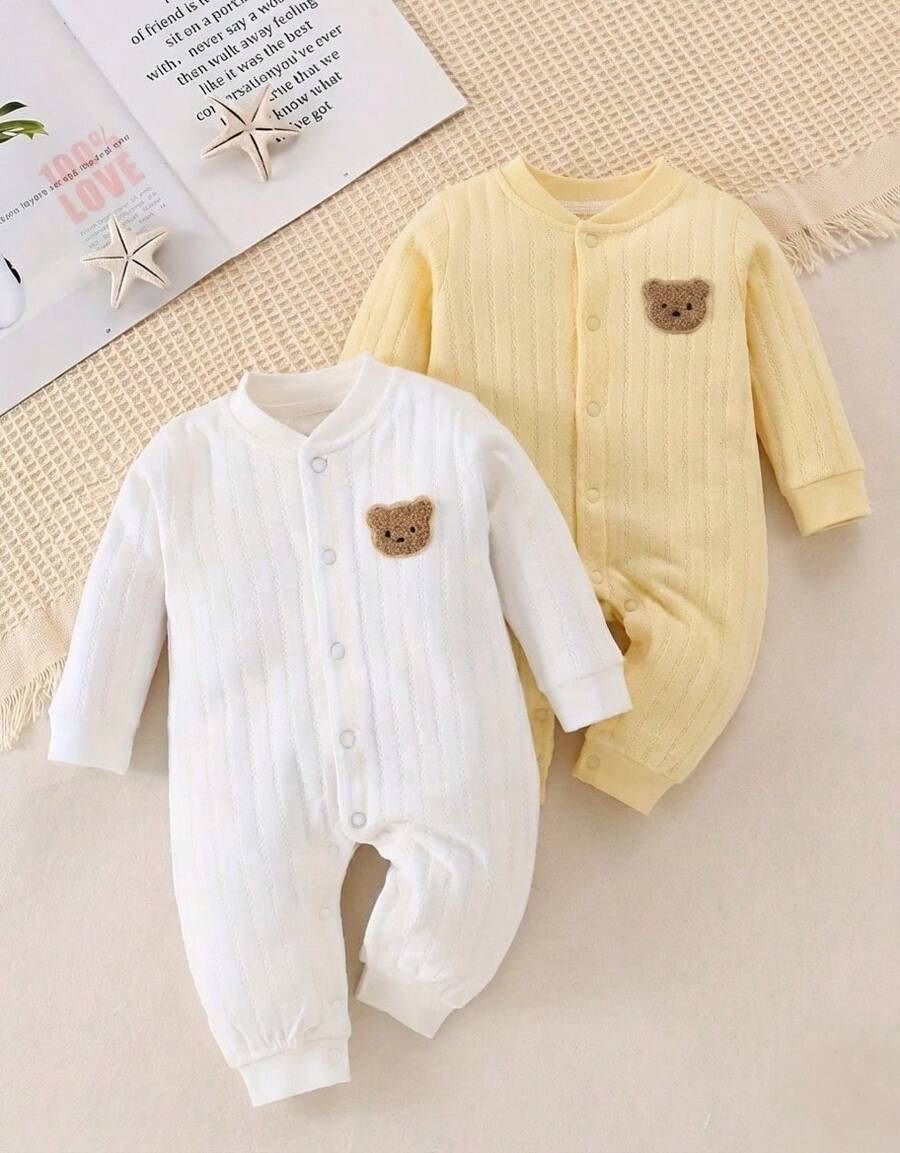 Nika Baby Baby Jumpsuit Set By Acalanto - Yellow - View 1
