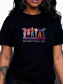 International Women's Day 2026 Accelerate Action F - 黑色1 - 查看 2