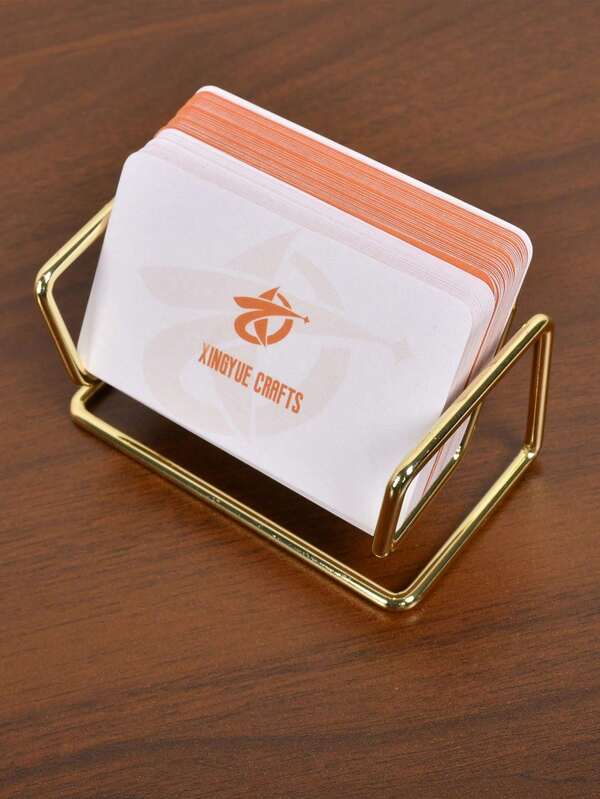 Soporte de exhibición moderno para tarjetas de visita, organizador de escritorio para tarjetas de visita