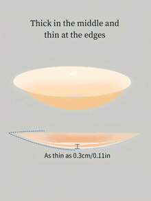 5对隐形硅胶乳贴，无背带，无肩带，可重复使用，适用于文胸、连衣裙、派对等场合。 - 彩色 - 查看 5