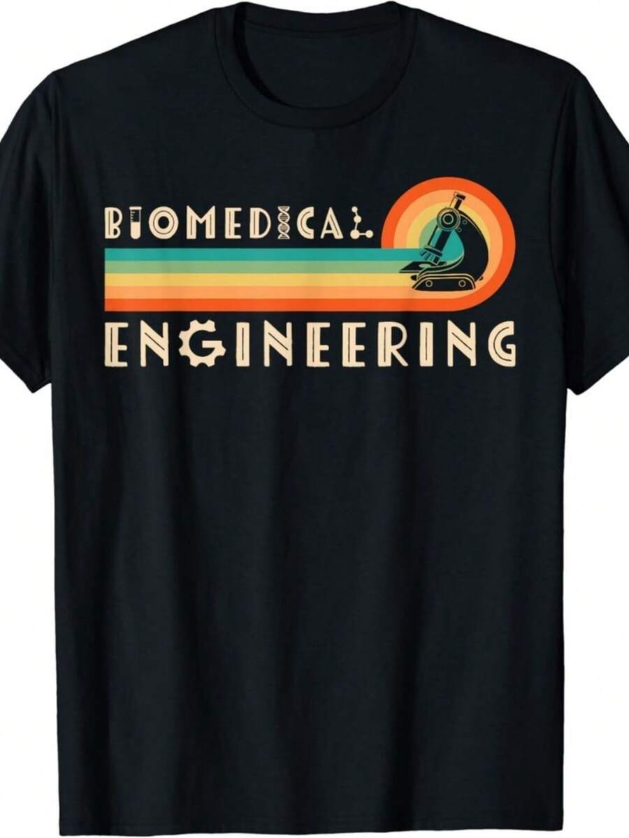 Biomedical Engineering Retro Biomedical Engineer Gift Unisex T-Shirt - Negro - Ver 1