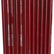 Lpiz de dibujo de arte blanco, lpiz de carbn blanco resistente y duradero para resaltar bocetos - como se muestra en la figura - Ver 2