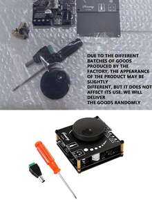 2*50W Digital Amplifier Board, High Fidelity Car Amplifier High Power Speaker DIY Audio Modification Module, 2.0 Channel DIY