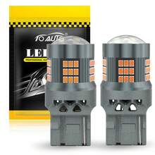 TOAUTO 2 piezas Bombilla LED 1156 BA15S P21W 1157 BAY15D P21/5W, 1156 BAU15S PY21W 7440 7443 W21W, Bombilla de luz de señal de giro de automóvil 12V amarillo rojo blanco - A - Ver 16