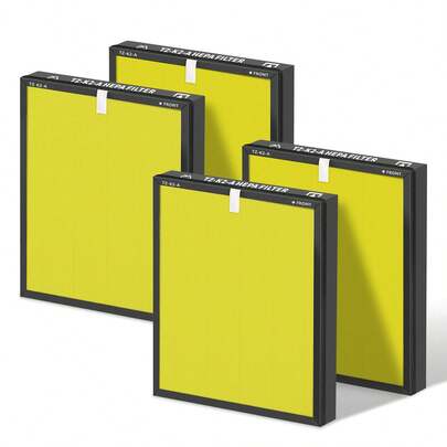 CRENOVA TZ-K2 Replacement Filter For ToLife Air Purifier, Ture H13 HEPA TZ K2 A Air Purifer Filter, 4 Pack