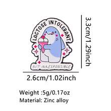 翻领珐琅徽章和胸针，背包装饰别针，酷炫时尚，送礼佳品 - 彩色 - 查看 2