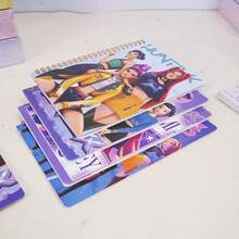 1/2/3本A5螺旋笔记本，韩流可爱卡通学生笔记本，螺旋便签本，日记本，返校用品 - 彩色 - 查看 9