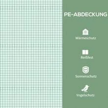 Foil Greenhouse, Hothouse, Mini Greenhouse, Plant House, Cold Frame, 4 Shelves, 69 X 50 X 165 Cm, Green - Green - View 4