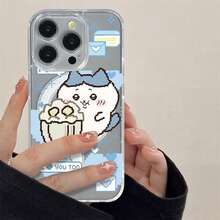 Cartoon cat phone case suitable for  S21 S22 S23 S24 S25 Ultra Plus S23 S24 FE A03CORE A03S A04E A04 A05 A05S A06 A12 A13 4G 5G A13 A15 A16 A23 A24 A25 A32 A35 A54 S20FE S20PLUS S20ULTRA S20 S21FE A34Tpu Transparent magnetic suction is simple and elegant, easy to charge, and acrylic material has a better hand feel - Estuche magnético transparente - SKU1 - Gato de dibujos animados - Ver 1
