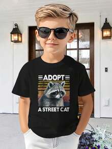 Tween Boys T-Shirts - Black - View 1
