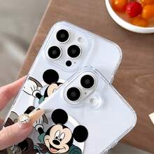 Disney What Mickey Mouse Patterned Phone Case Featuring An Adventurous Theme With A Backpack And Hiking Gear. Compatible With IPhone 17, 16, 15, 14, 13, 12, And 11 Pro Models. Made Of TPU With Shockproof Protection. A Delightful Gift For Family, Friends, Birthdays, Holidays, And Special Occasions. - 無色 - 查看 4