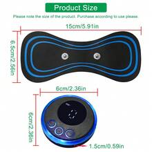 EMS Neck Massager, Muscle Stimulator, Neck Massage Patch, Portable Electric Pulse Body Massager - Multicolor - View 3