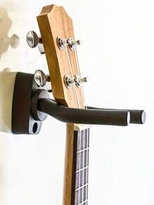 1pc Guitar Wall Mount Holder With Adjustable Soft Hook Universal Type Guitars Ukulele Bass Erhu Hanger - Multicolor - View 4
