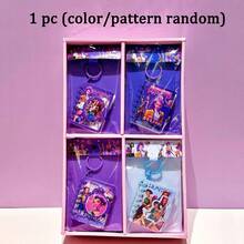 1pc Random Kpop Girl Group Theme Creative Foil Spiral Notebook, Cute Cartoon Student Pocket Diary, Portable Notebook - Multicolor - View 9