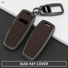Premium Zinklegierung Schlüsselgehäuse geeignet für Audi Schlüsselgehäuse A6L, Herren A4L, Auto Q5L, Fahrzeug A3 Legierung, Q3 Gehäuse, Q5 Gehäuse, Q2L Schnalle, A5, Q7 Metall, A8 - Schlüsselanhänger - Übersicht 9
