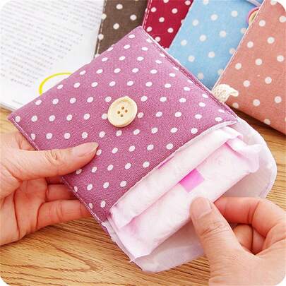 Sanitary Pad Organizer Bag, Portable Carrying Case,Storage Organizer,Travel Essential