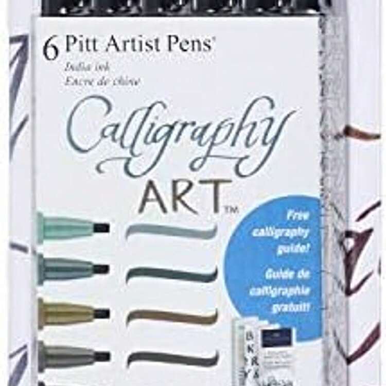 Calligraphy Brushes - Warm Grey Iii, Warm Grey Iv, Raw Umber, Nougat, Dark Sepia, Black1 - View 2