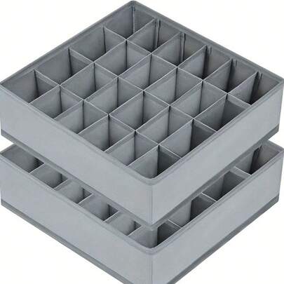 1 Stück Stoffschubladenorganizer, Aufbewahrungsbox mit großer Kapazität für Unterwäsche, Socken, Wäsche. Hergestellt aus Stoffmaterial, geruchlos, weiche Haptik zum Schutz von Wäsche. Wissenschaftlich konzipierte Fächer kombiniert mit großem Stauraum, ermöglichen eine Kategorisierung der Kleidung und erfüllen die Aufbewahrungsbedürfnisse der gesamten Familie.