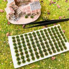 60pcs/140pcs Static Grass Tufts Model Train Landscape Garden Decor Diorama Set - As Photos - View 10