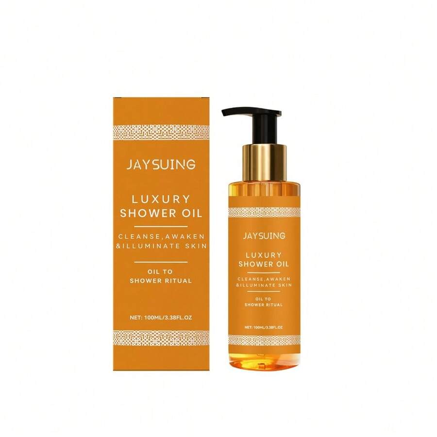 JAYSUING 奢华沐浴油 - 清洁并提亮肌肤，沐浴油配方，100毫升/3.38液体盎司，男女皆宜的保湿沐浴露 - 彩色 - 查看 1