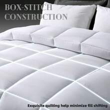 Comforters Full Size, Duvet Insert,White All Season Duvet, Lightweight Quilt, Down Alternative Hotel Comforter White, Full 82x86 Inches - Chăn bông nhẹ - Xem 5
