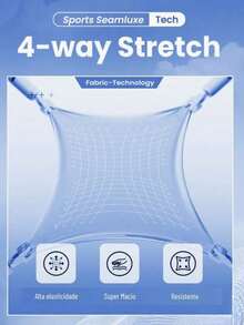 Set Of 3 Ribbed High-Waisted Leggings In High-Compression Polyamide - Pto/Cafe/Marinho - 查看 8