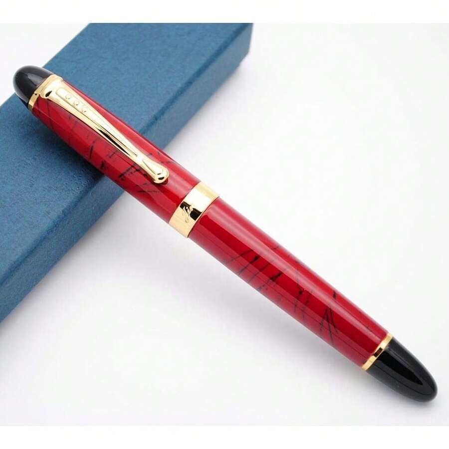 JINHAO X450 Fountain Pen M Nib (Bright Red) - 鮮紅色 - 查看 1