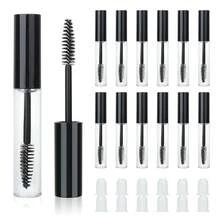 8D Fiber Waterproof Mascara - Black, Creates Thick, Curled Lashes With A Lash Extension Effect, Long-Lasting For 24 Hours