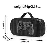 男女通用印花游戏图案铅笔盒，带隔层，可装铅笔、钥匙、手机、硬币、小物件，适合学校、家庭、送礼、度假、节日（返校季、圣诞节）使用。 - 遊戲黑色 - 查看 2