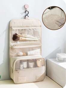 9件套旅行收纳袋，压缩收纳袋，行李整理袋，衣物收纳套装，化妆包，防水洗漱包，多功能收纳袋 - 彩色 - 查看 10