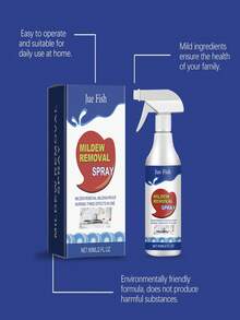 墙面除霉剂 - 浴室及卧室墙面清洁剂，防霉剂，去除霉斑，焕新墙面，深度除霉，持久防霉，不伤墙面，使用方便，渗透力强，快速直达霉菌根部，有效防止霉菌滋生，保持墙面良好状态，多场景适用，一瓶即可解决墙面、天花板、瓷砖缝隙的霉菌问题