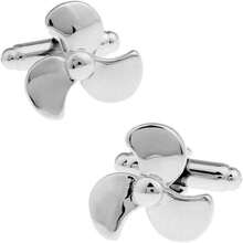 Mancuernillas Para Camisa Helice Propela De Barco Bote Marinero Plateado Mod A-350,38073176 - Multicolor - Ver 1