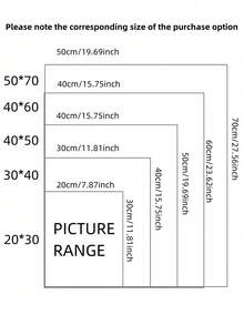 1pc Customized Canvas Wall Art, Frameless Canvas Print, Indoor Framed Canvas Wall Decor, Print Your Family Photo, Anniversary Gift, Valentine's Day Decor, Room Decoration, Suitable For Anniversary, Birthday, Wedding, Valentine's Day, Mother's Day, Father's Day, Housewarming, Party, Wedding Decoration, Customizable Item, Custom Gift, Family Gift, Ideal Gift For Couples, Family, Loved Ones, Pets, Friends - Multicolor - View 11