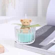 1 pezzo/scatola, Nuova candela profumata in cera di soia a forma di orsetto in stile Ins, cera di soia naturale, fragranza curativa, migliora l'atmosfera, adatta come regalo per compleanni, feste, festa della donna, Ringraziamento, anniversari, San Valentino, occasioni aziendali, decorazione da ragazza, il miglior regalo per fidanzate e amiche - Multicolore - Visualizzare 9
