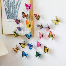 CYPNMariposas Decorativas En 3D50 Piezas de 7cm con Adhesivo para Pared Decoracion para Decorar Pasteles Nevera Navidad Fiestas Bodas Salones de Clases Habitaciones ColorFashion - 224279540 - Ver 3
