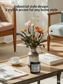 220g Large Capacity Retro Tin Can Scented Candle, Valentine's Day Gift, Friend's Birthday Souvenir, Home Office Relaxing Fragrance, Meditation Sleep Aid, Fresh Air, Long-Lasting Diffuser