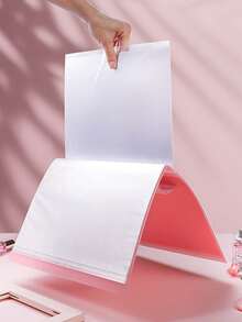 40-Page Transparent Multi-Layer A4 Document Folder, Muted Color File Organizer, Student/Music Score Holder, Thick Expandable Ring Binder