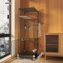 Extra Thick & Dense Bird Cage For Parrots, Cockatoos, Macaws, Large Size Birdcage - Multicolor - View 4