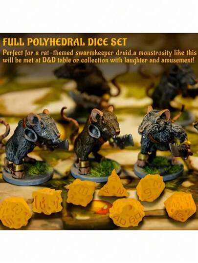 7pcs/Set Cheese Shaped Dice Set - Interesting Themed Dice Set, Durable Plastic Material, Rock Paper Scissors Dice - Fun Outdoor Game For Family Gatherings And Parties, Perfect For Games And Parties, Suitable For Tabletop Role-Playing Games, Card Games, Party Games, And Various Activity Games, Game Accessories