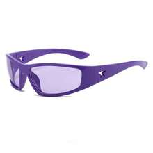 1pc Fashionable Starry Sky Hollow Unisex Y2K Summer Beach Fashion Glasses - Black - View 4