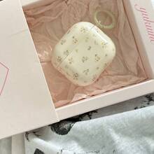 1 Set Niche Floral Pattern Protective Case Compatible With Apple Pro 2/3, 2/3 Wireless Charging Case